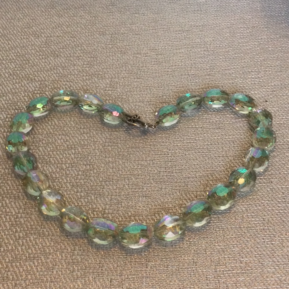 Aurora Aquamarine Choker Necklace - Picture 3 of 5
